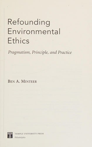 Refounding environmental ethics