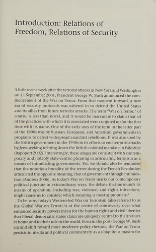 The freedom of security