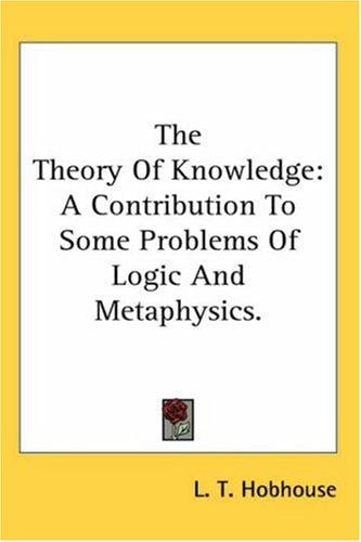 The theory of knowledge