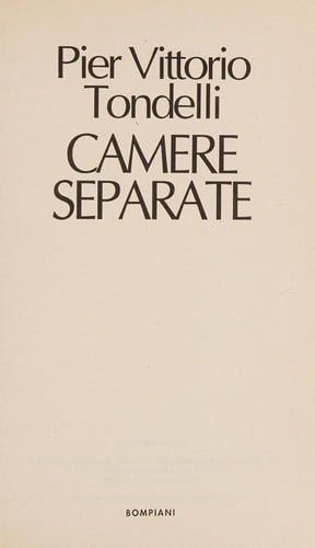 Camere separate