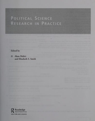 Political science research in practice