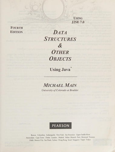 Data structures & other objects using Java