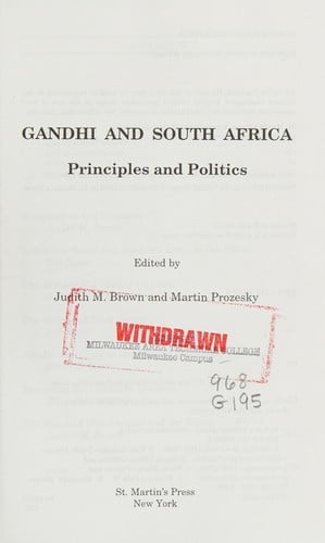 Gandhi and South Africa