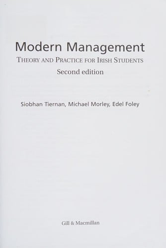 Modern management