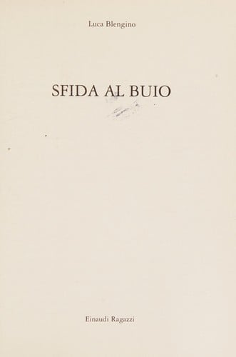 Sfida al buio