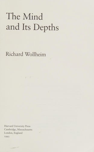 The Mind and its depths