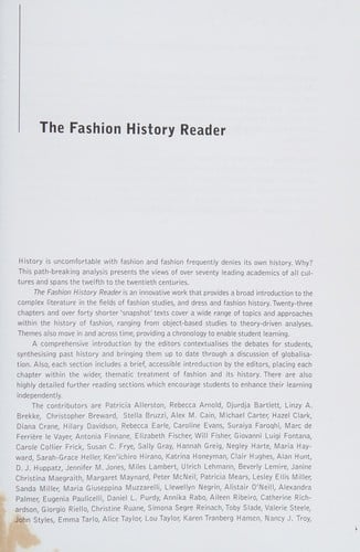 The fashion history reader