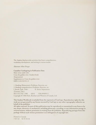 Cross the golden river