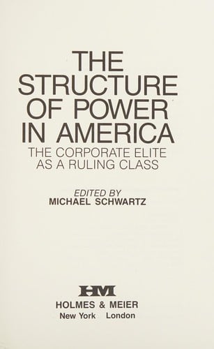 The Structure of power in America