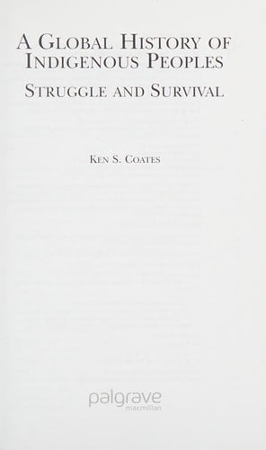 Global History of Indigenous Peoples