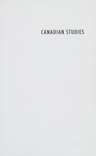 Canadian studies
