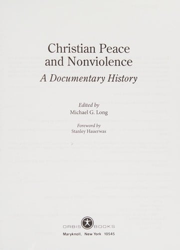Christian peace and nonviolence