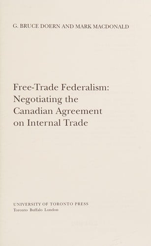 Free trade federalism