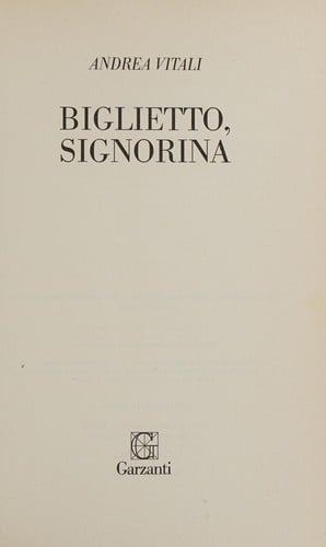Biglietto, signorina