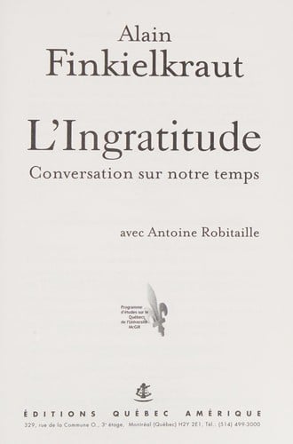 L' ingratitude