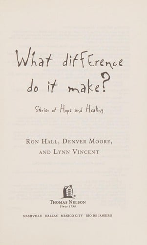 What difference do it make?