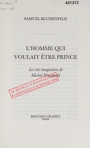 L' homme qui voulait être prince