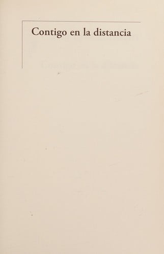 Contigo en la distancia