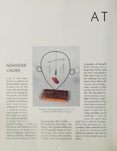 The intimate world of Alexandre Calder