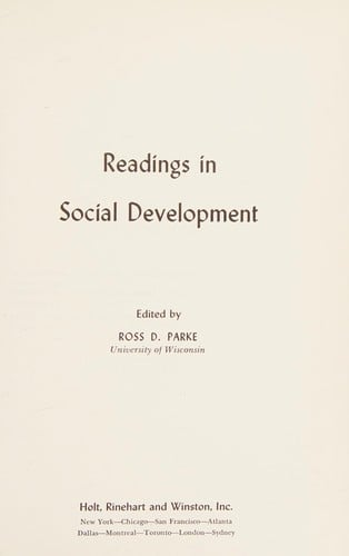 Readings in social development