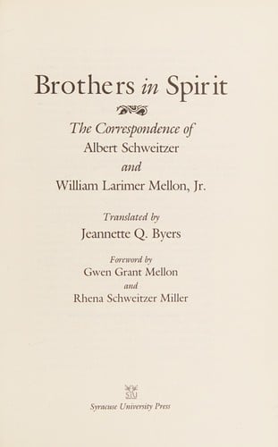 Brothers in spirit