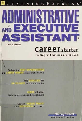 Administrative and executive assistant career starter