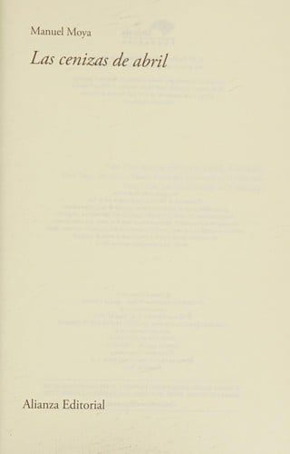 Las cenizas de abril