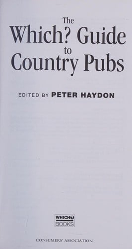The Which? guide to country pubs
