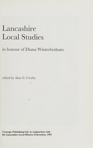Lancashire local studies