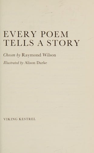Every poem tells a story