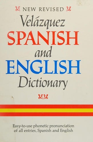 Ve ́lasquez SpanishEnglish dictionary