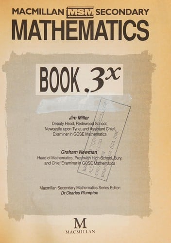 Macmillan Secondary Mathematics