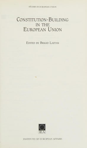 Constitution-building in the European Union