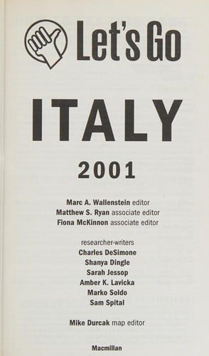 Let's Go Italy (Let's Go)