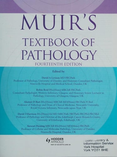 Muir's textbook of pathology