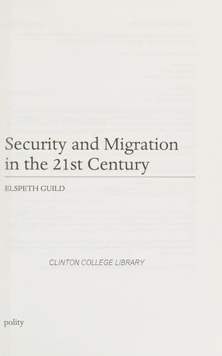 Security and migration in the 21st century