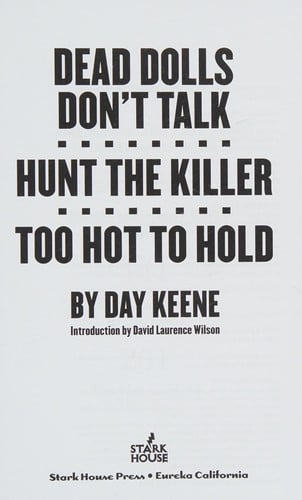 Dead dolls don't talk