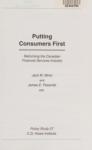 Putting consumers first
