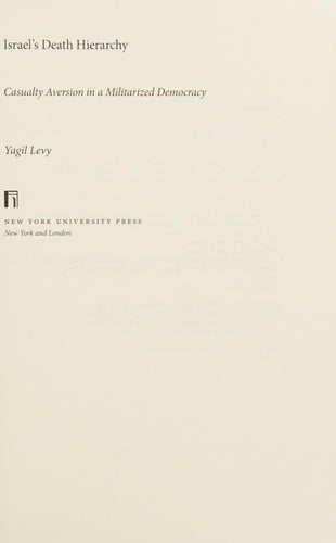 Israel's death hierarchy