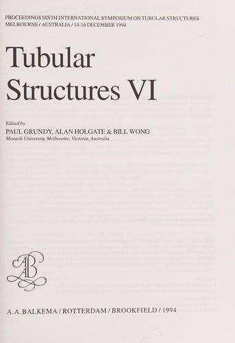 Tubular structures VI