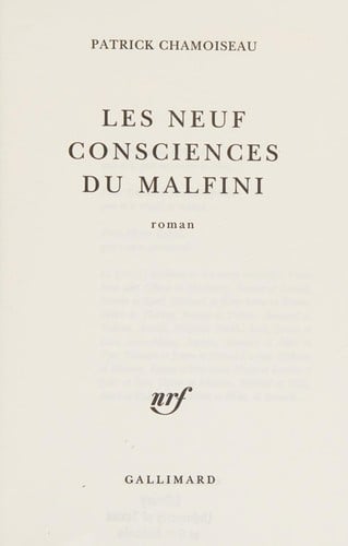 Les neuf consciences du malfini