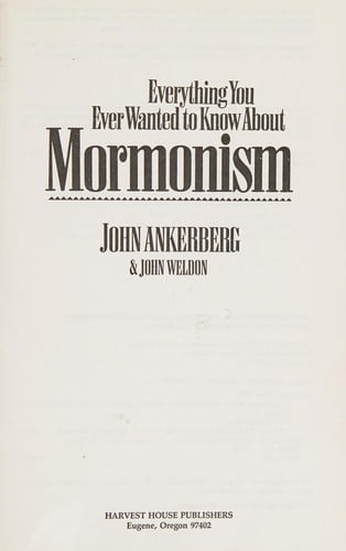 Everything you ever wanted to know about Mormonism