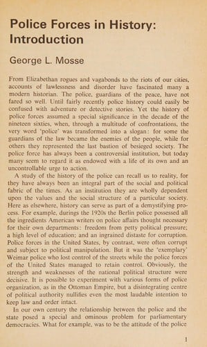 Police forces in history