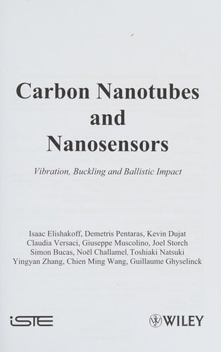 Carbon nanotubes and nanosensors
