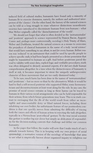 NEW SOCIOLOGICAL IMAGINATION