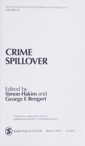 Crime spillover