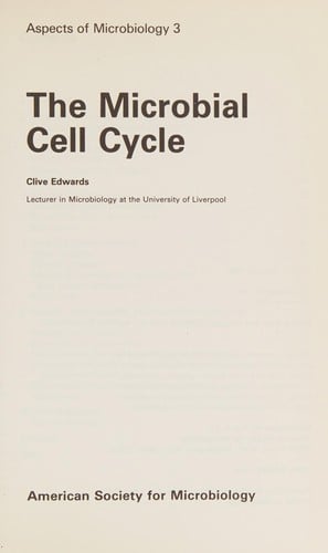 The microbial cell cycle