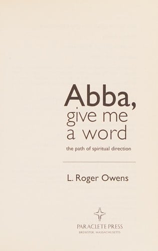 Abba, give me a word