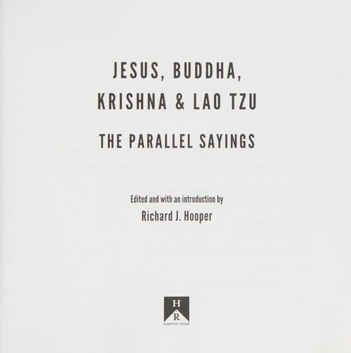 Jesus, Buddha, Krishna, & Lao Tzu