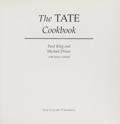 The Tate Cookbook